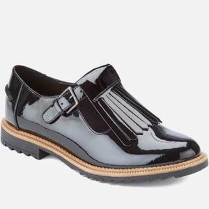 Brand new Clarks Griffin Mia t-strap loafers s 9